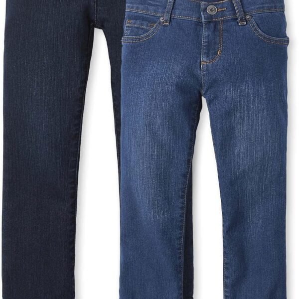 Girls' Multipack Basic Bootcut Jeans
